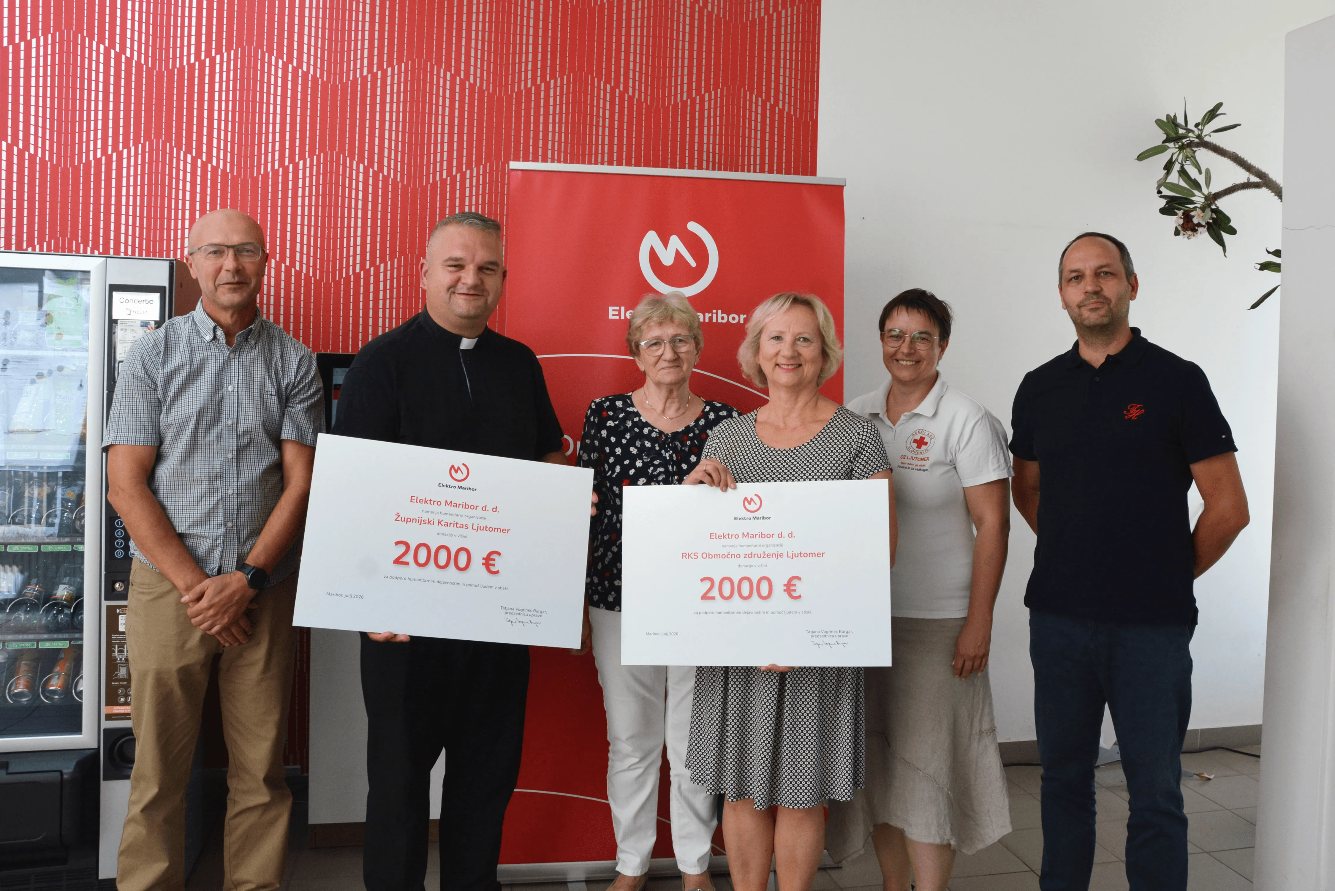 Skupaj za ljudi: Elektro Maribor že petnajsto leto podpira lokalne humanitarne organizacije