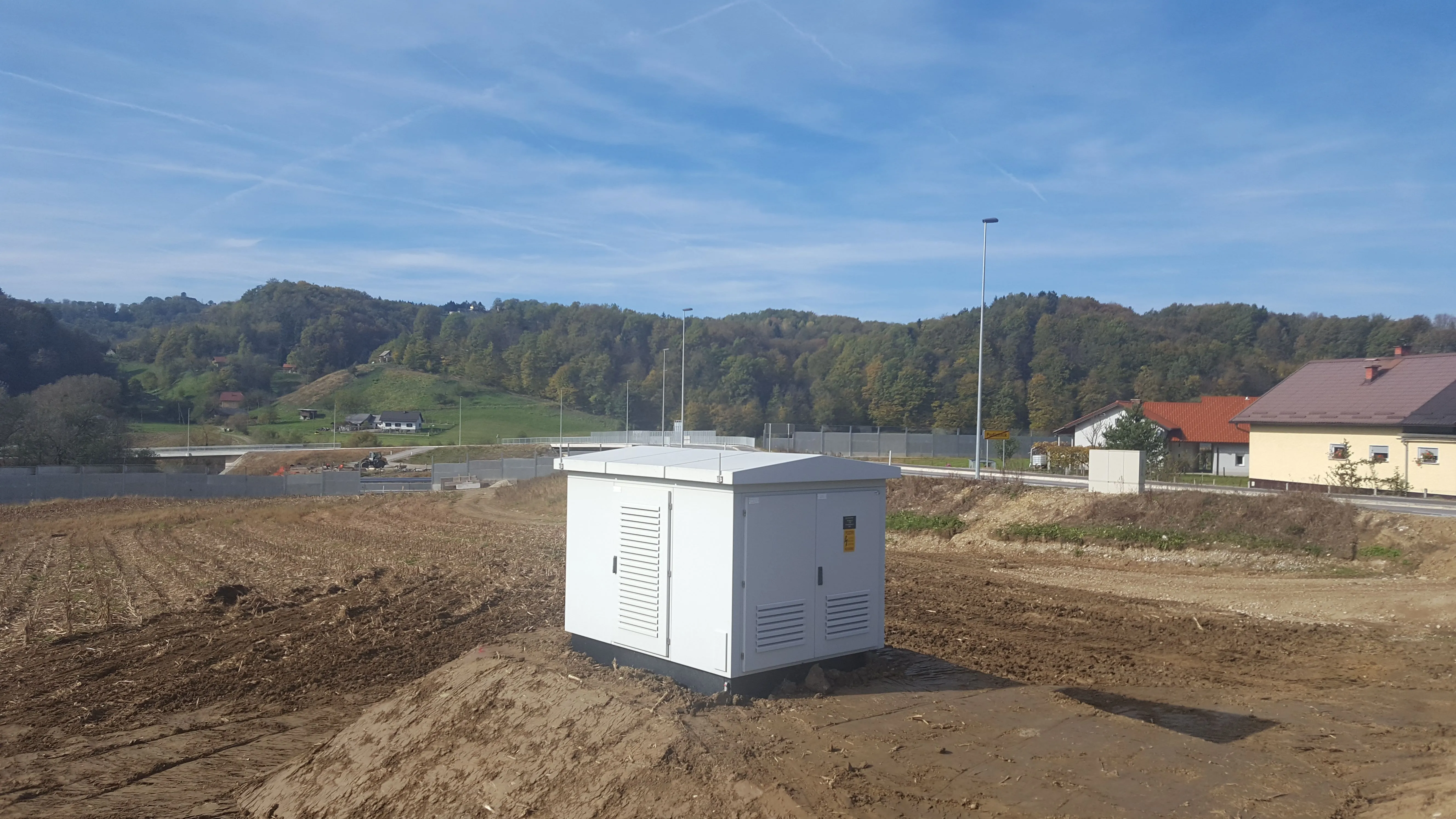 Fotografija – Elektro Maribor uspešno zaključil dela na avtocestnem odseku Draženci -Gruškovje