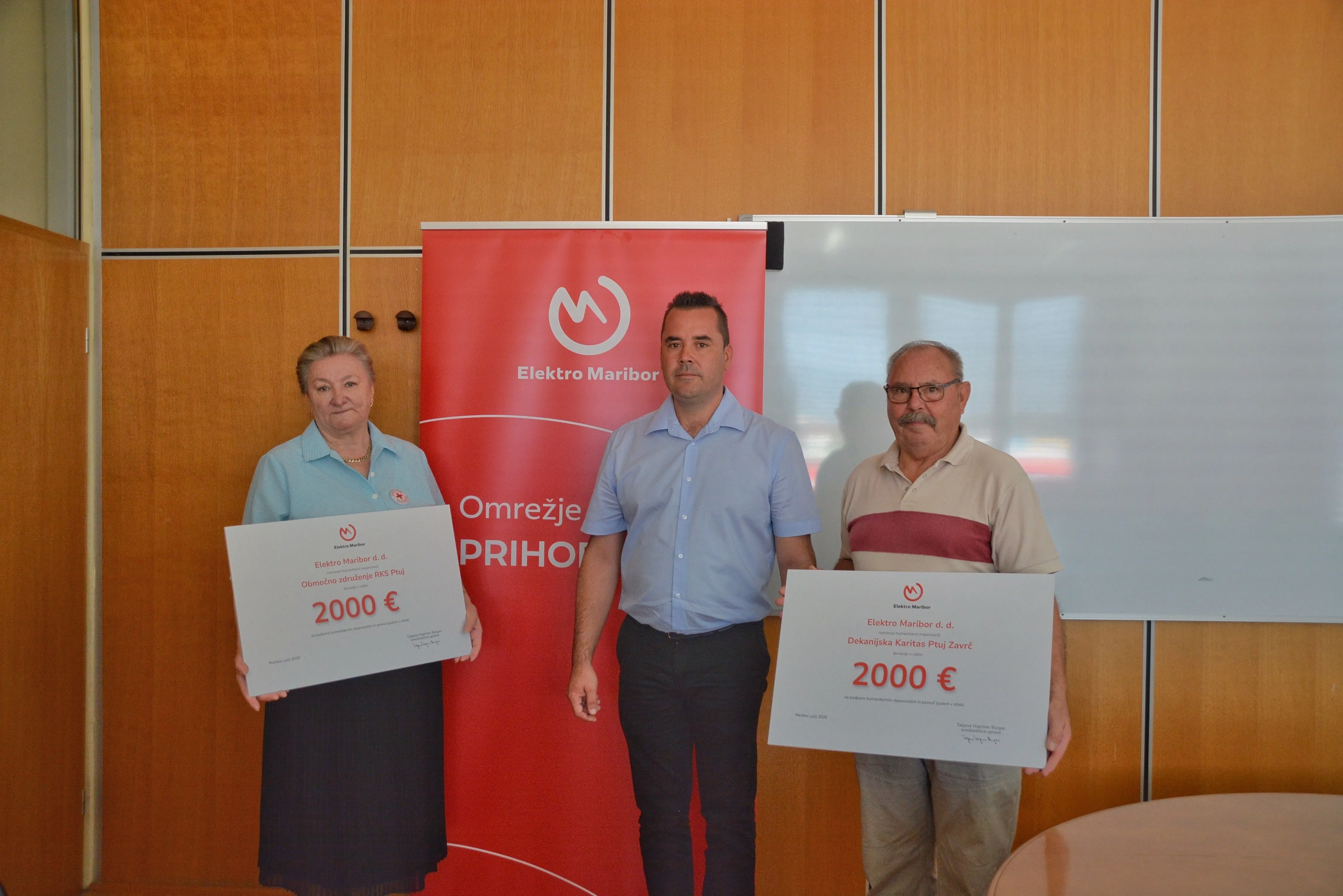 Elektro Maribor na Ptuju podprl delovanje dveh humanitarnih organizacij