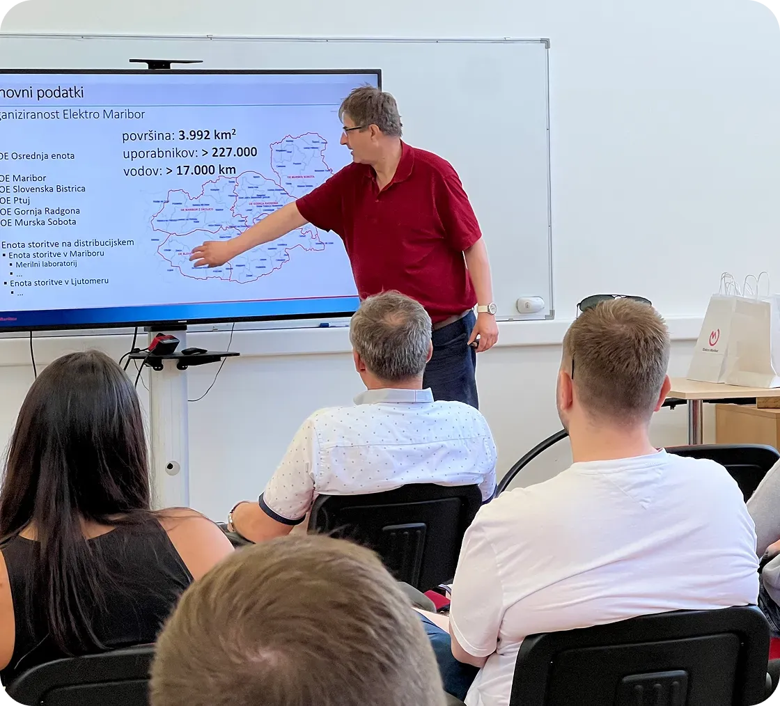 Presentation in office