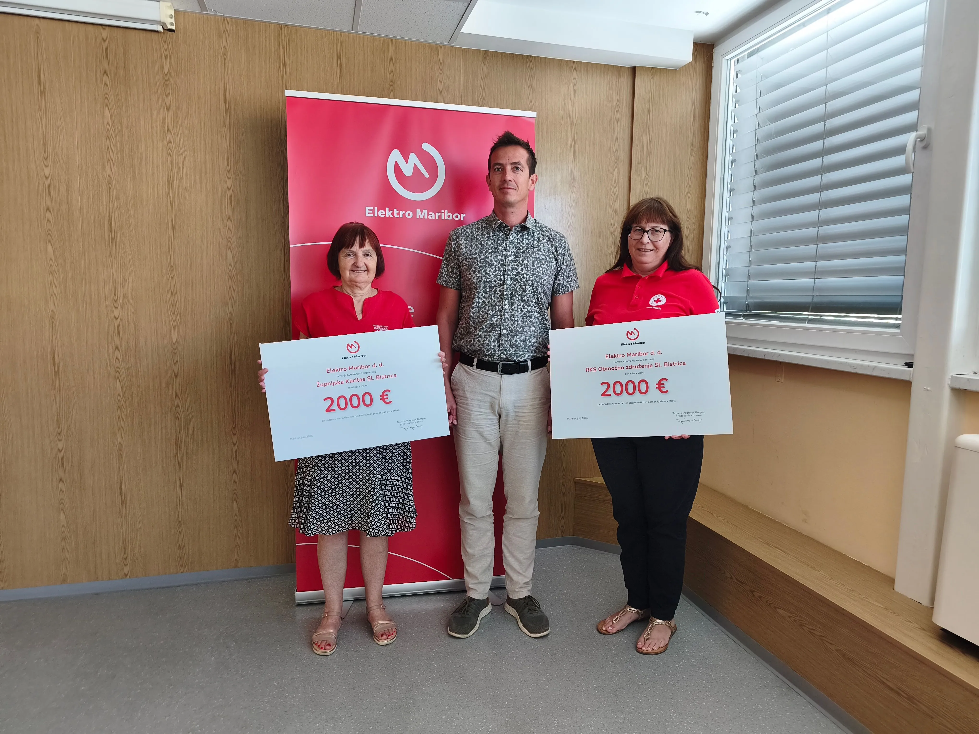 Elektro Maribor že 15. leto zapored z donacijami podpira humanitarne organizacije v lokalnem okolju