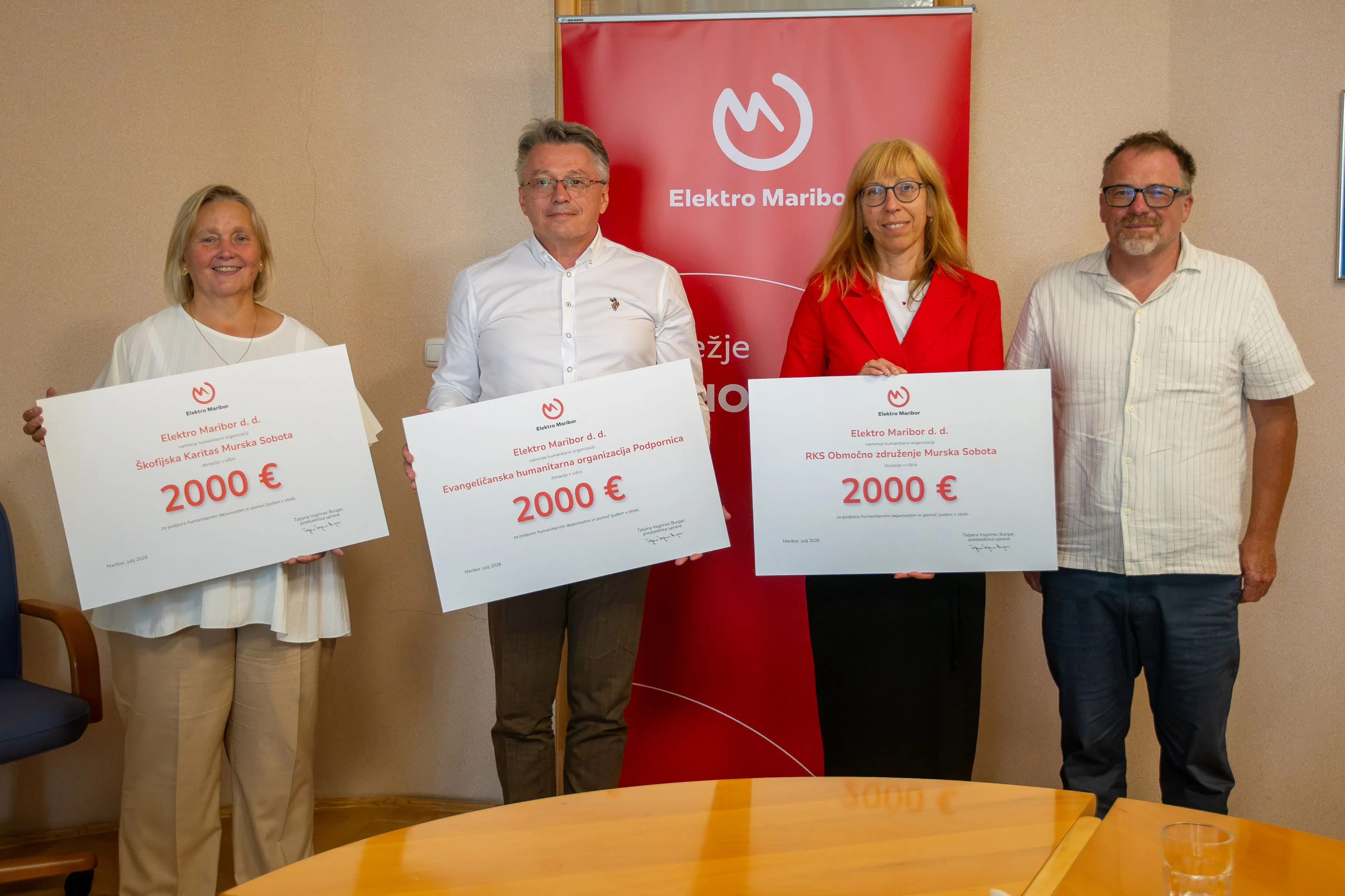 Elektro Maribor tudi letos z donacijami podpira najbolj ranljive v lokalnem okolju